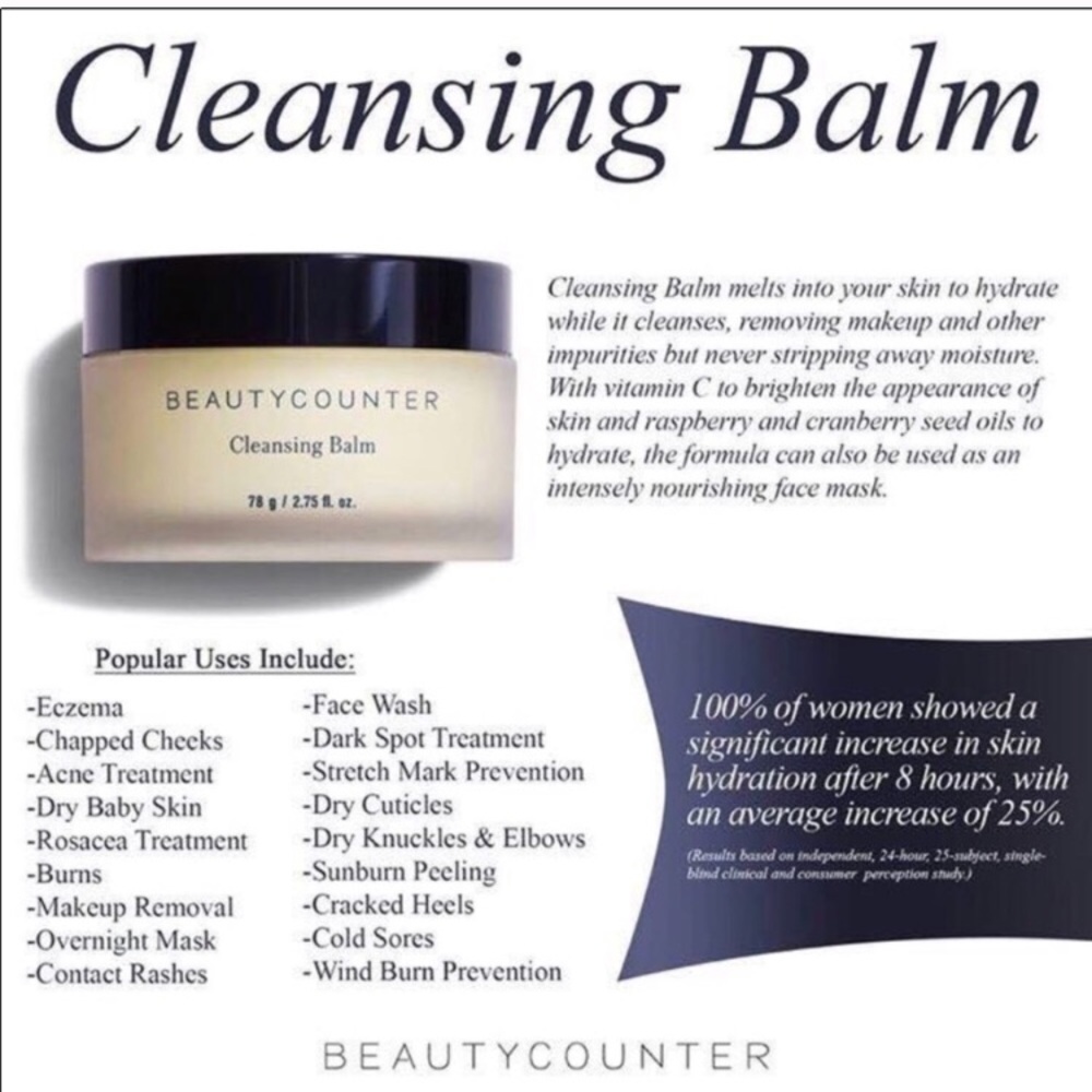 Beauty Counter Cleansing Balm